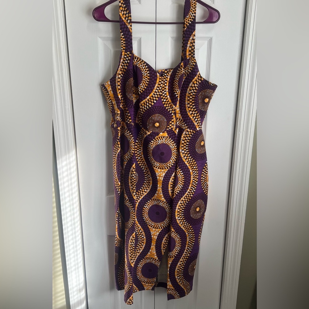 D’iyanu African Print Stretch Bodycon Dress